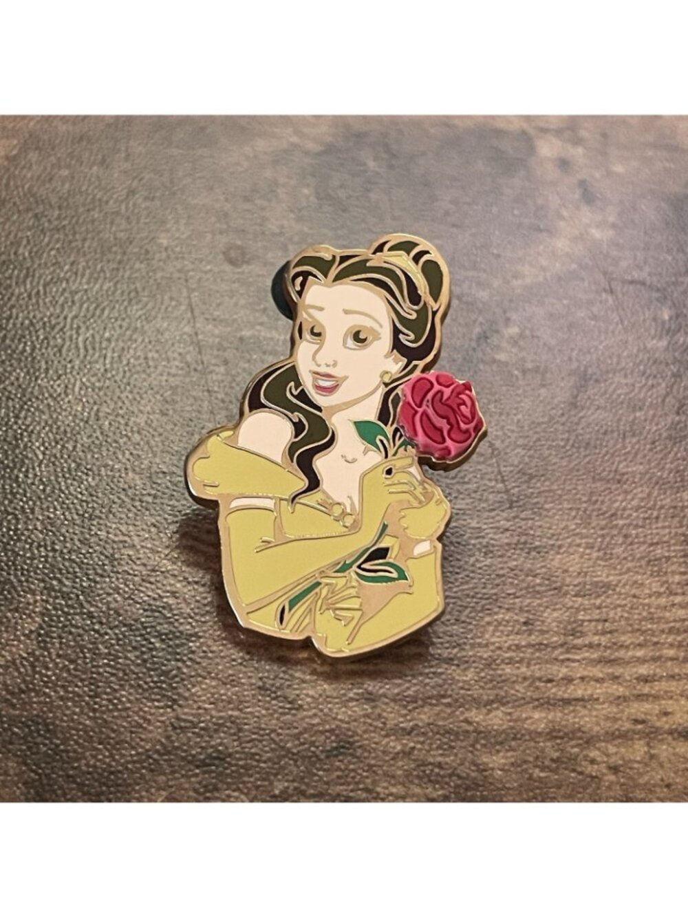Walt Disney World Trading Pin Belle Princess Premiere Free D 3D Rose 2003 WDW - Picture 3 of 10